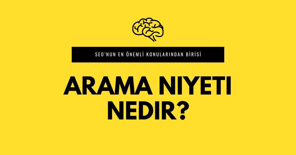 arama niyeti