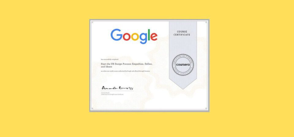 google sertifika